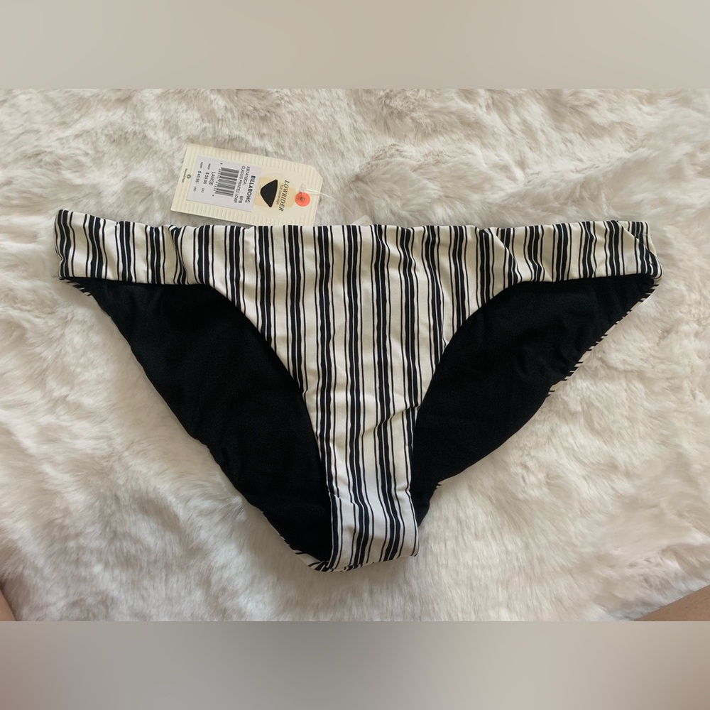 Billabong Striped Bikini Bottom